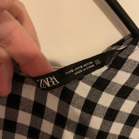 [ZARA] gingham blouse - Picture 7 of 7